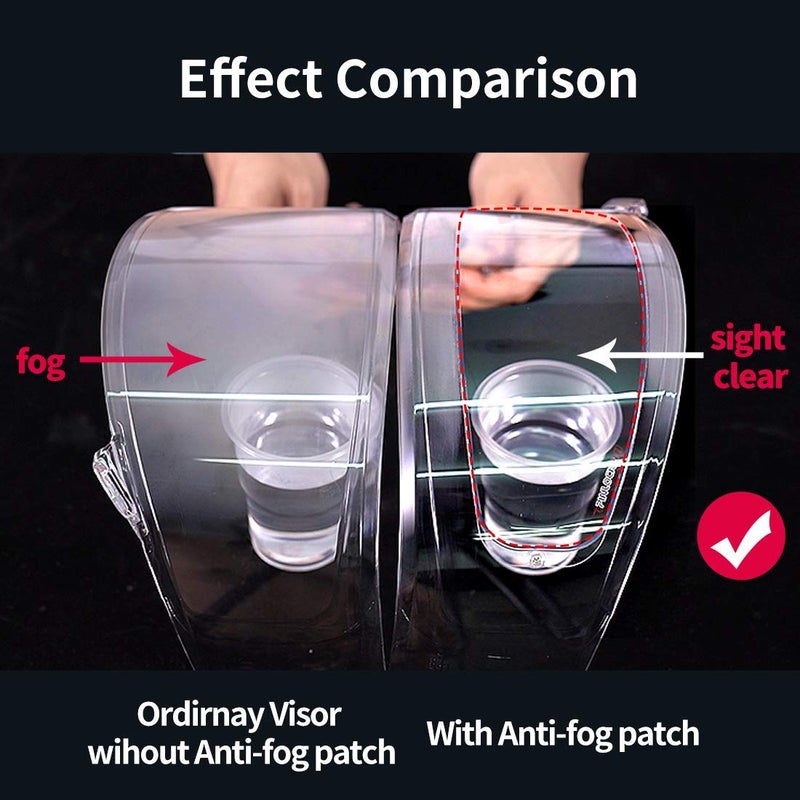 VCOROS Anti-Fog Visor Insert for Assault/Rapid/Stream Motorcycle Helmet Shield Anti-Fog Insertï¼ˆAssault/Rapid/Streamï¼‰ - Image 3